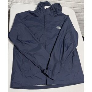 The North Face Resolve DryVent Waterproof Rain Jacket Men's Sz L Blue